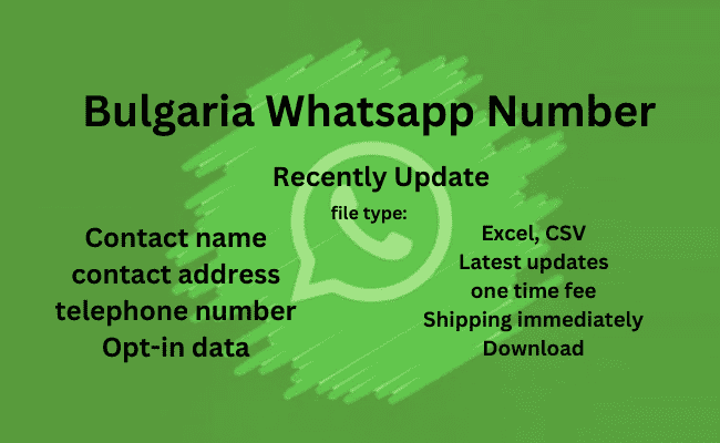 保加利亚 Whatsapp 号码