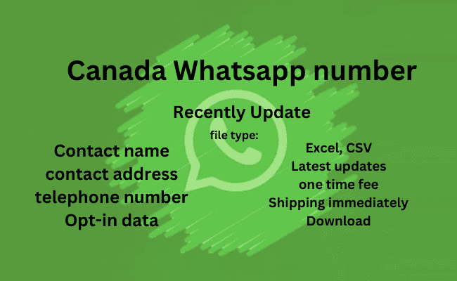 加拿大 WhatsApp 号码