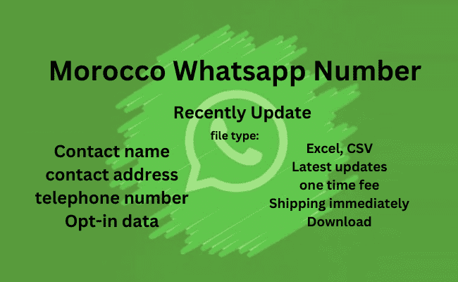 摩洛哥 WhatsApp 号码