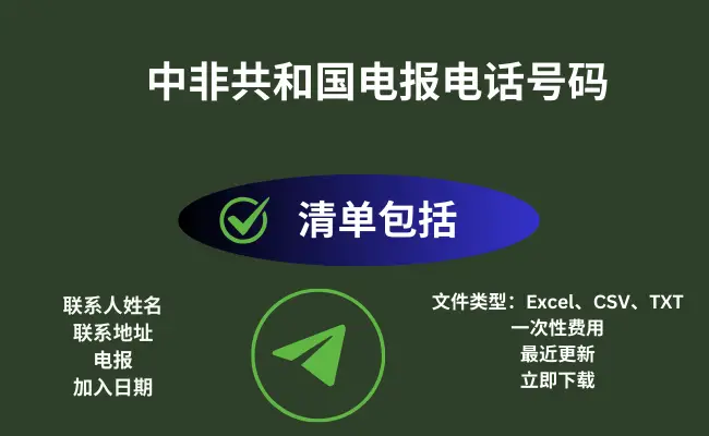 中非共和国电报电话号码