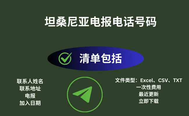 坦桑尼亚电报电话号码