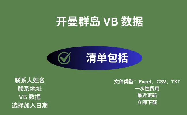 开曼群岛 VB 数据