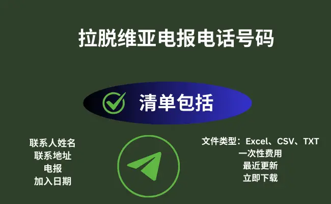 拉脱维亚电报电话号码