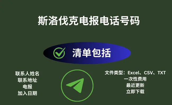 斯洛伐克电报电话号码