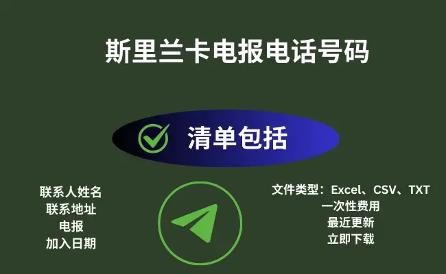斯里兰卡电报电话号码