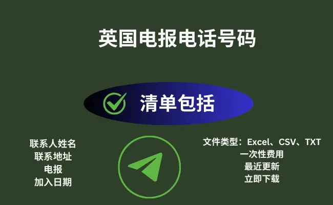 英国电报电话号码